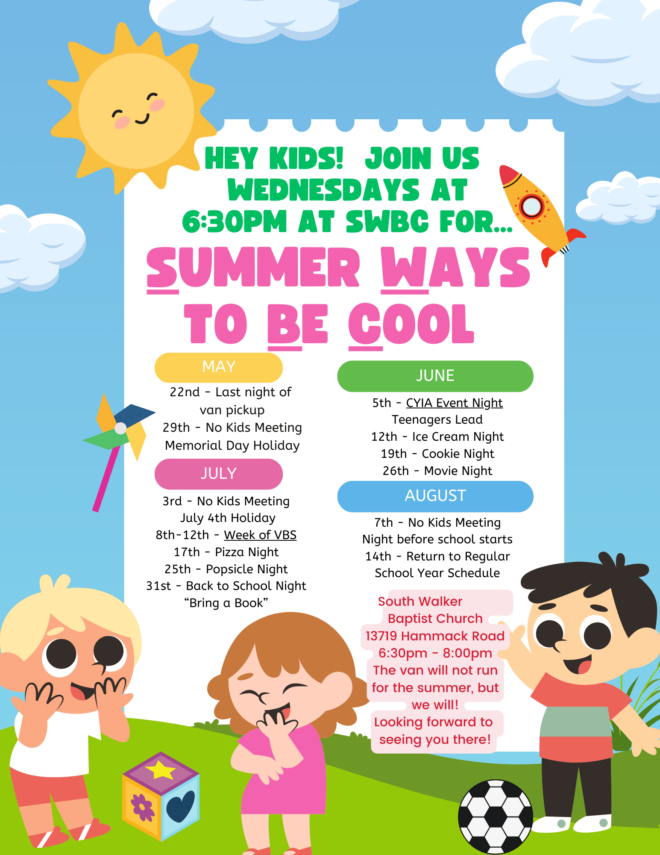 Children’s Summer Ways to Be Cool!